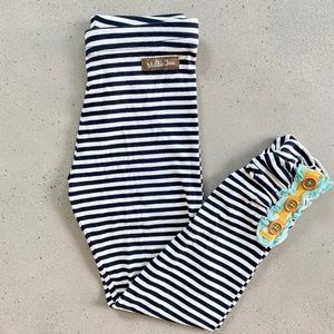 Matilda Jane with Joanna Gaines Haystack Leggings Black White Size 6